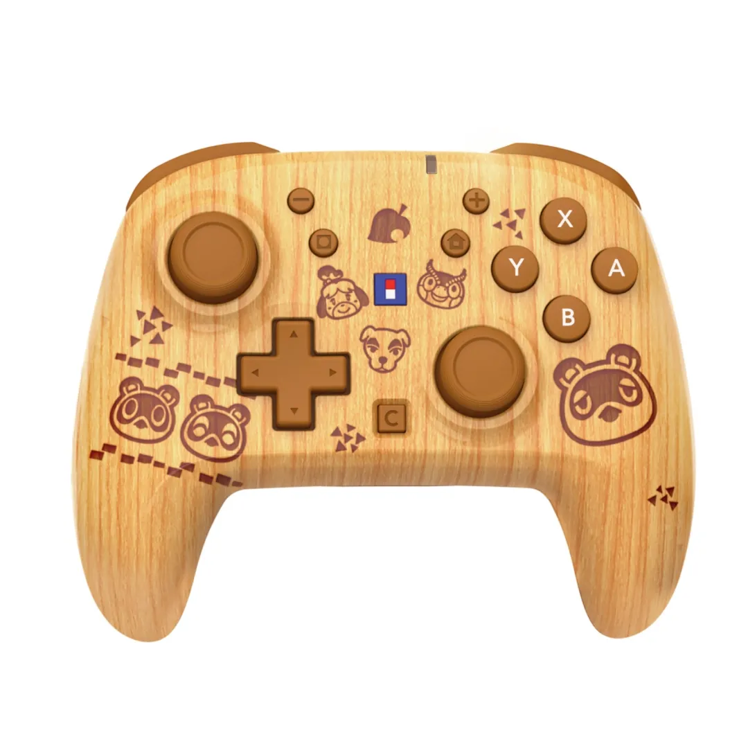 Pad Hori Wireless HORIPAD Turbo Animal Crossing Wood Brown do Nintendo Switch 2 Bezprzewodowy