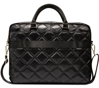 Torba na laptopa Guess Quilted 4G 16" Czarny