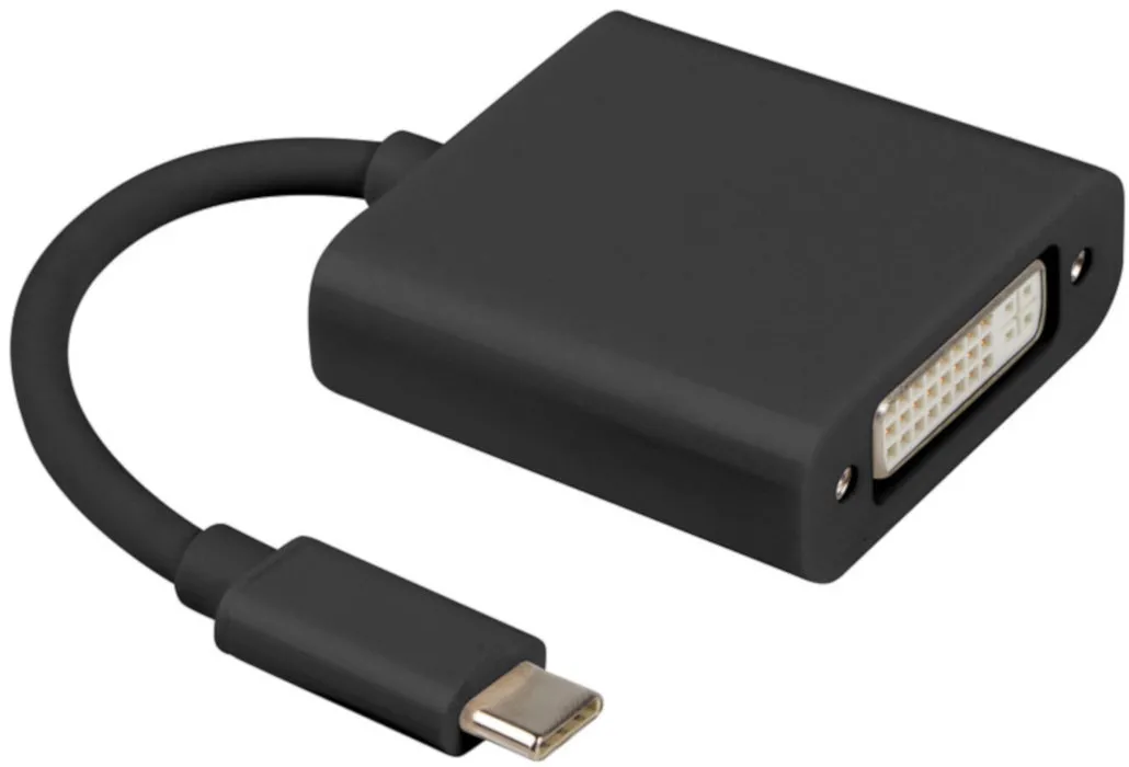 Adapter Lanberg AD-UC-DV-01 USB-C DVI-I
