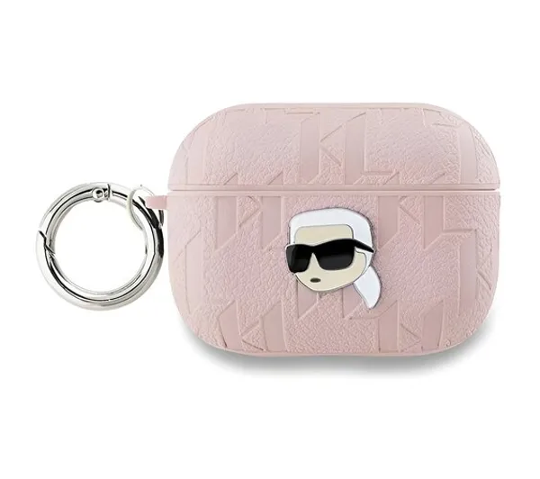 Karl Lagerfeld Monogram Karl Head do Apple AirPods Pro 2 Różowy