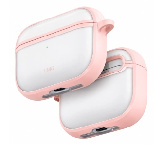 Etui na słuchawki UNIQ Veren do Apple AirPods Pro 3 Różowy