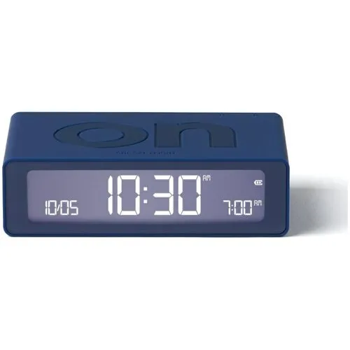 Budzik Lexon Flip Mini Dark Blue LR158DB9 Ciemnoniebieski