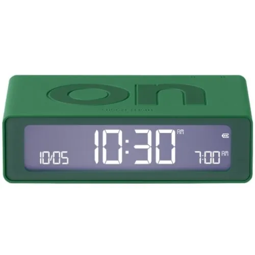 Budzik Lexon Flip Mini Green LR158V2 Zelony