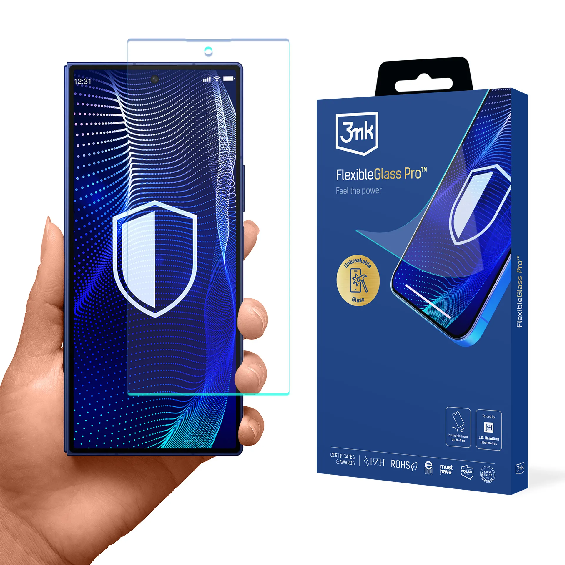 Szkło hybrydowe 3mk FlexibleGlass Pro do Galaxy Z Fold8 Ultra