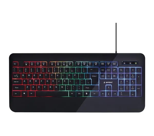 Gembird KB-UML-03 Slim Rainbow Backlight Multimedia