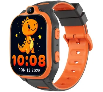 Smartwatch Forever Kids 4G Boost Czarno-Pomarańczowy