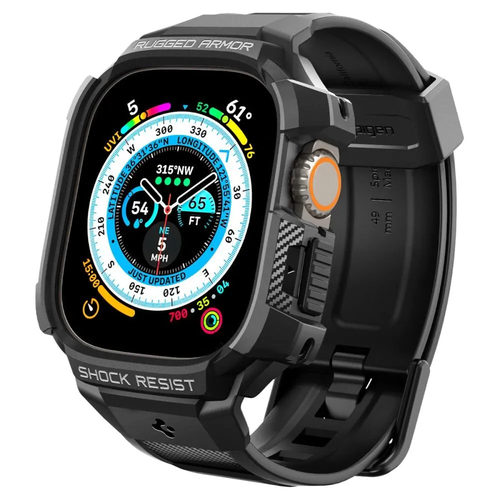 Etui Spigen Rugged Armor Pro do Apple Watch Ultra i Ultra 2 49mm