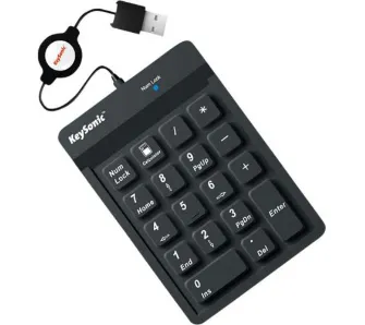 Klawiatura membranowa Keysonic ACK-118BK Czarny
