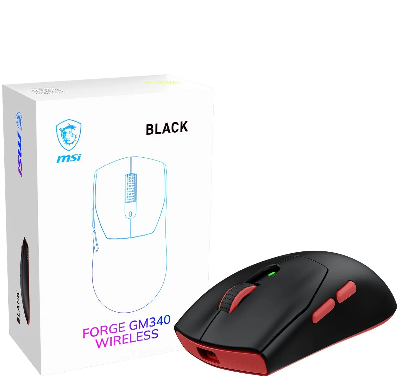Myszka gamingowa MSI Forge GM340 Wireless Czarny