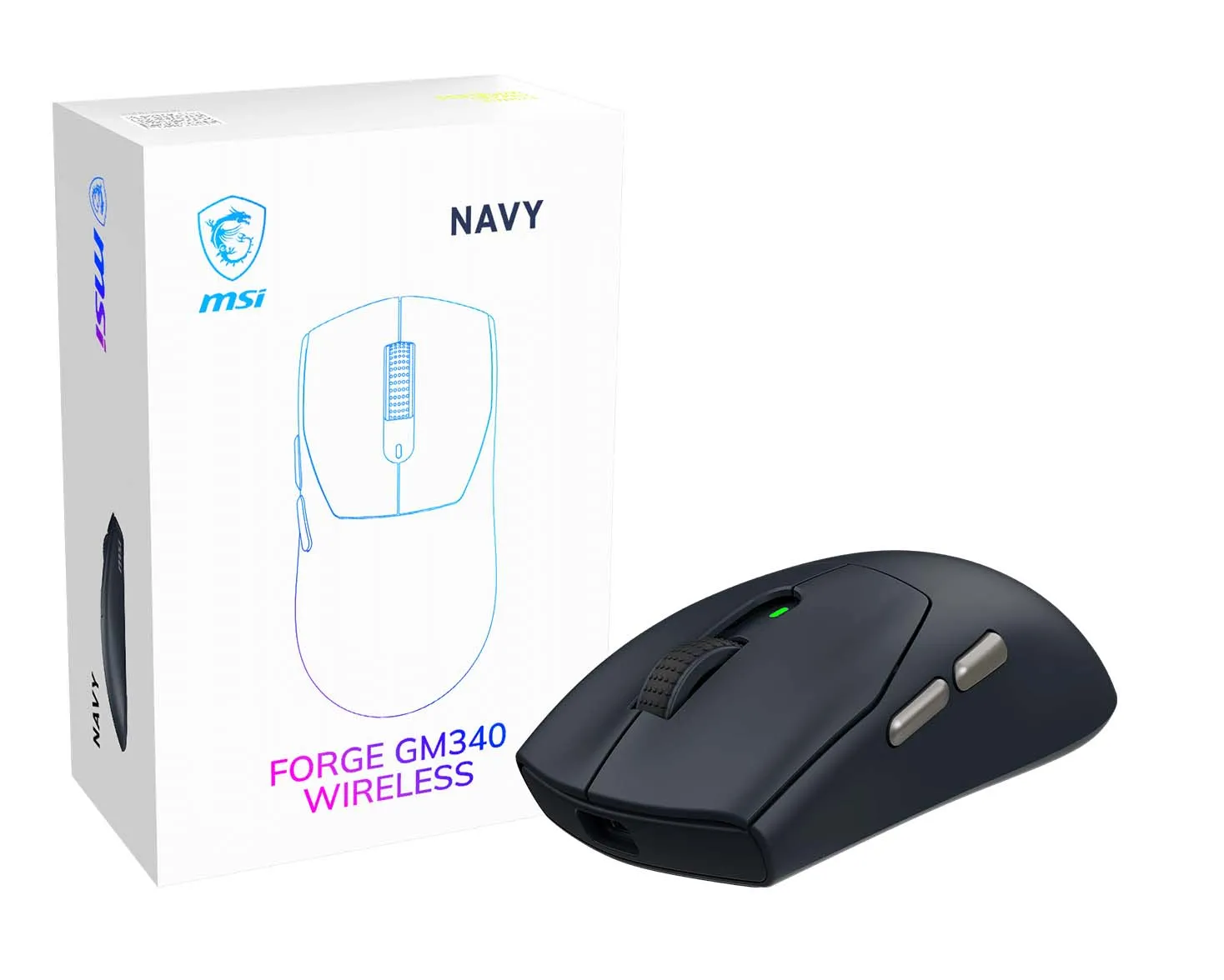 Myszka gamingowa MSI Forge GM340 Wireless Granatowy