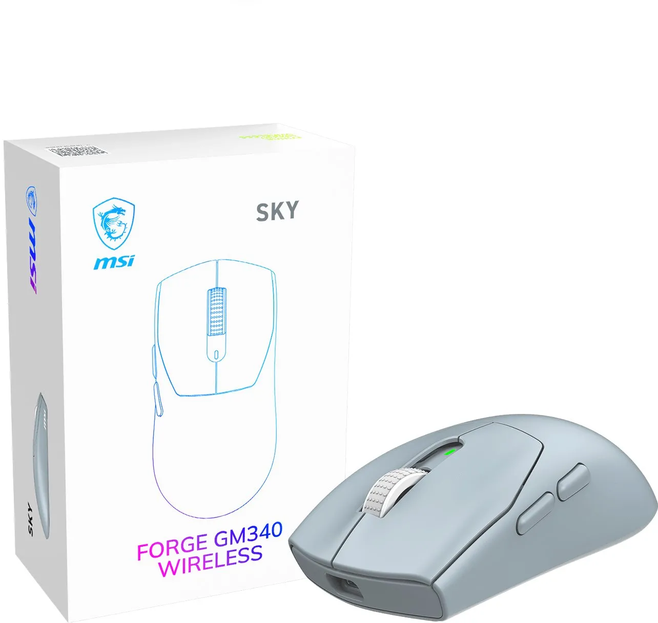 Myszka gamingowa MSI Forge GM340 Wireless Niebieski