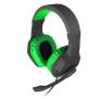 Słuchawki przewodowe z mikrofonem Genesis Argon 200 Nauszne Czarno-zielony