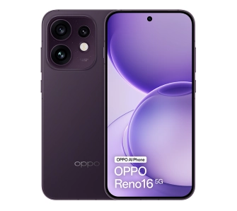 Smartfon OPPO Reno16 5G 8/512GB Funkcje AI 6,32" 120Hz 50Mpix Fioletowy
