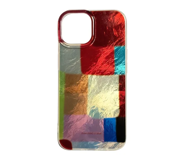 Phoneskin Kolorowa Kratka do iPhone 15 Kolorowy
