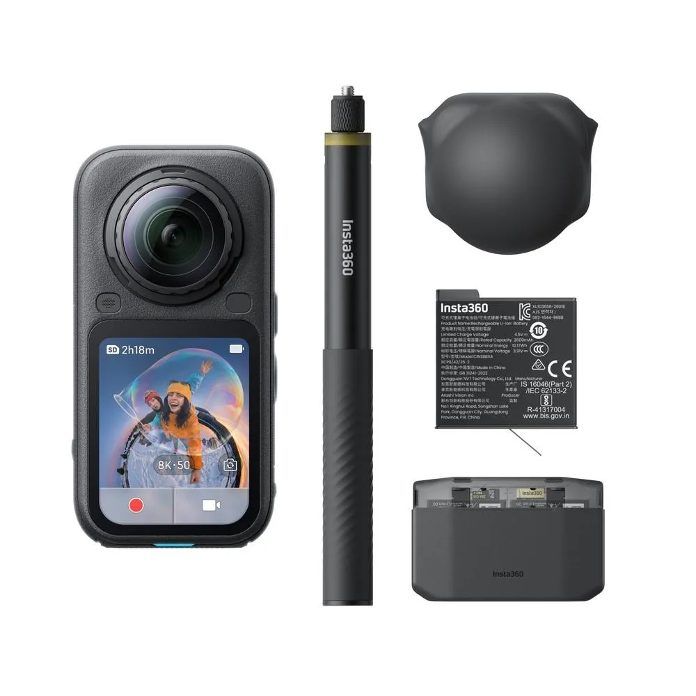 Kamera Insta360 X6 Essentials Bundle Czarny
