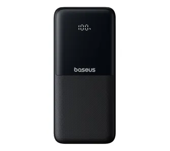 Powerbank Baseus Lipow 10000mAh 22,5W z dwoma wbudowanymi kablami Czarny