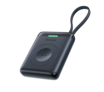 Powerbank Baseus EnerFill FW11 5W do Apple Watch z wbudowanym kablem Czarny