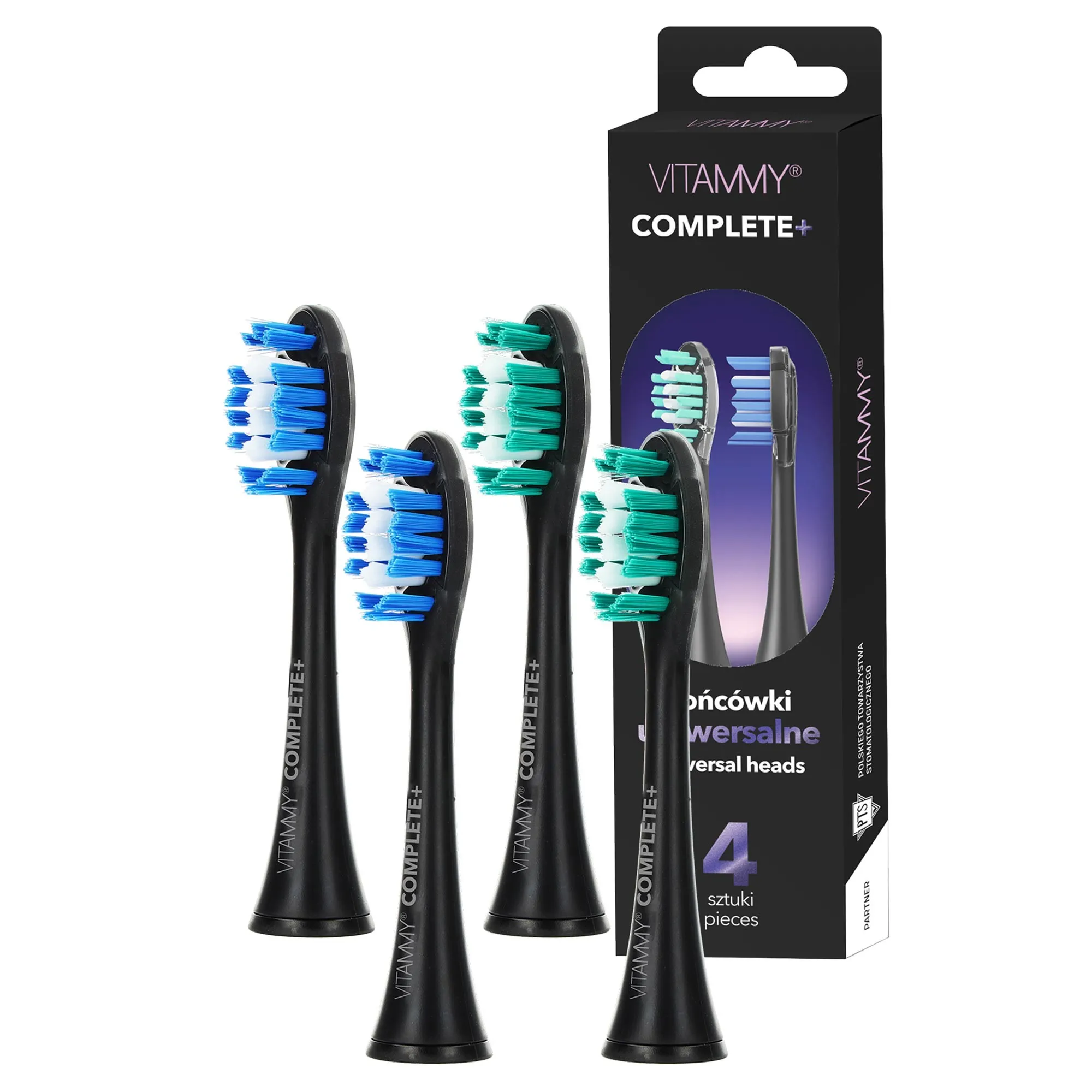 Końcówka do szczoteczki Vitammy Sonice Complete+ 4szt.