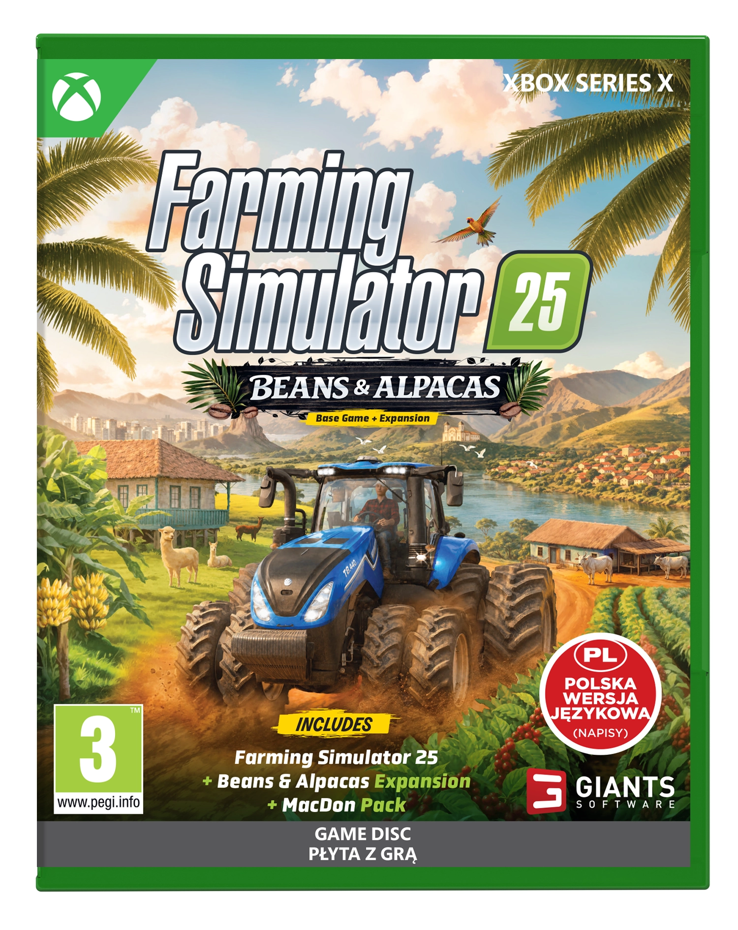 Farming Simulator 25 Beans Alpacas Edition Gra na Xbox Series X
