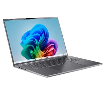 Laptop Acer Aspire 18 AI A18-I71M 18" Ultra 9 386H 16GB RAM 512GB Dysk SSD Win11 Szary Funkcje AI