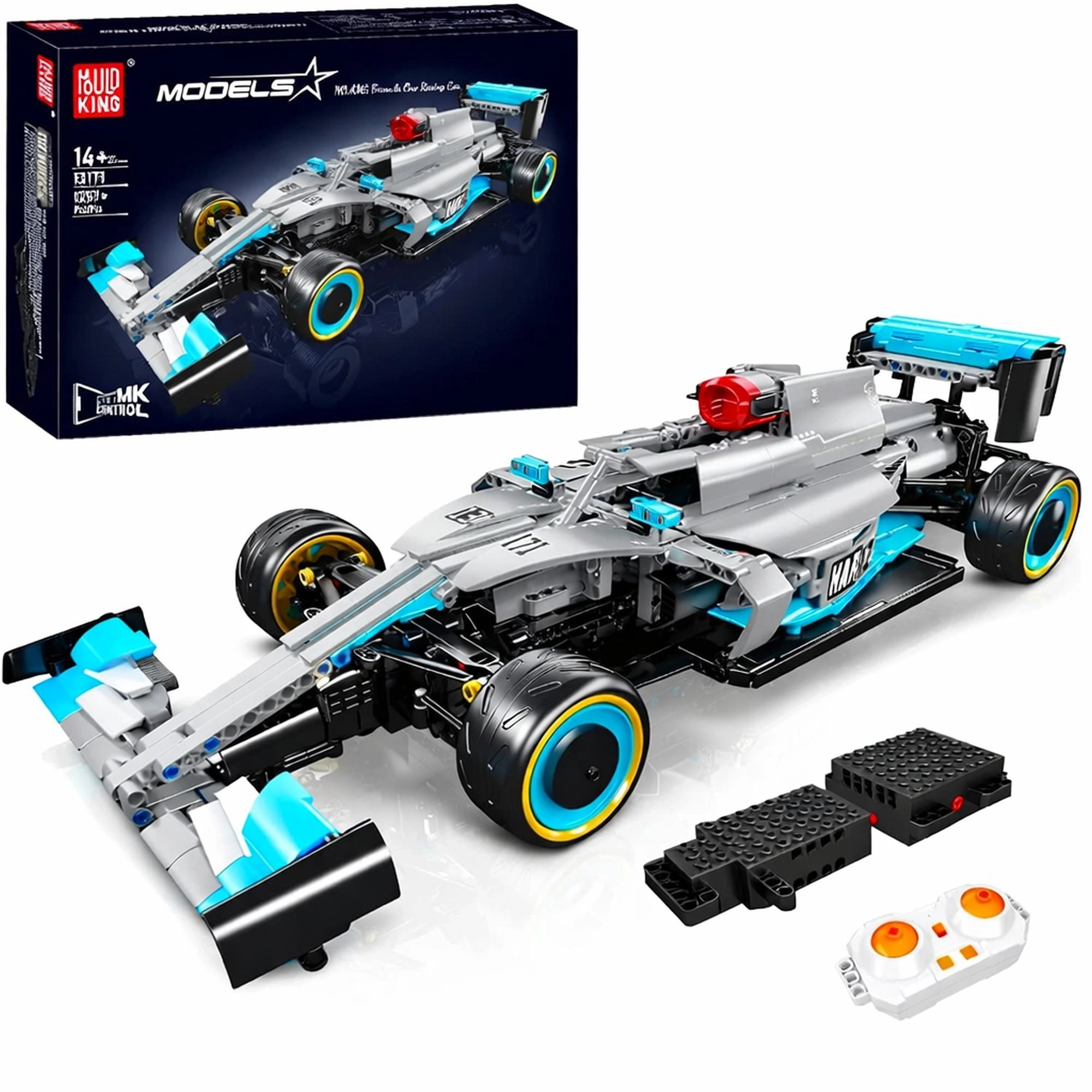 Akcesorium Mould King MK13171 AMG Formula One Racing Car RC Klocki plastikowe 1257 elementów