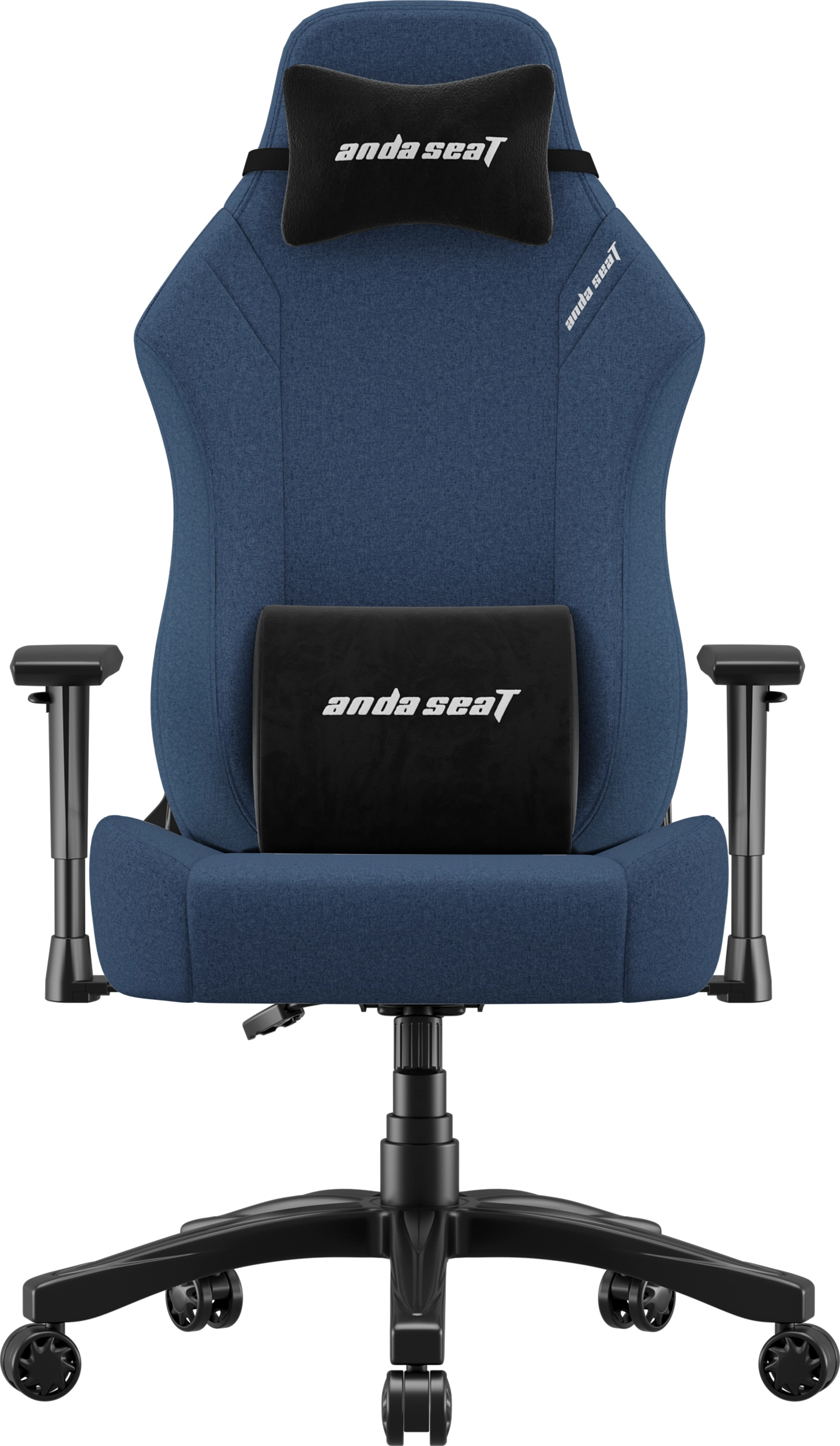 Fotel Anda Seat Luna L Dark Blue Fabric Gamingowy do 100kg Tkanina Granatowy