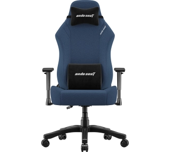 Fotel Anda Seat Luna L Dark Blue Fabric Gamingowy do 100kg Tkanina Granatowy