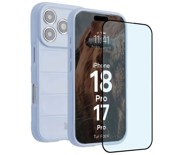 Bizon Tur Pack do iPhone 18 Pro / 17 Pro Jasnoniebieski