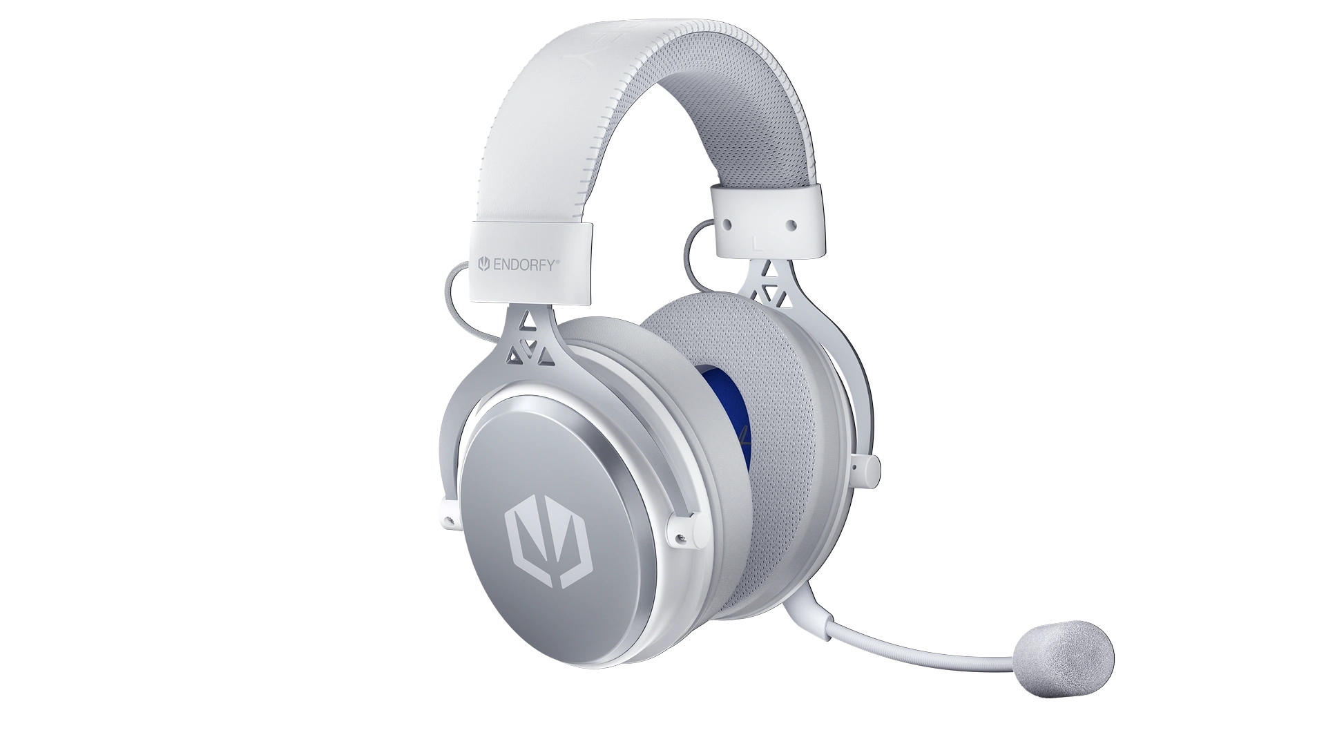 Słuchawki bezprzewodowe z mikrofonem Endorfy Viro Wireless Onyx White Nauszne Biały