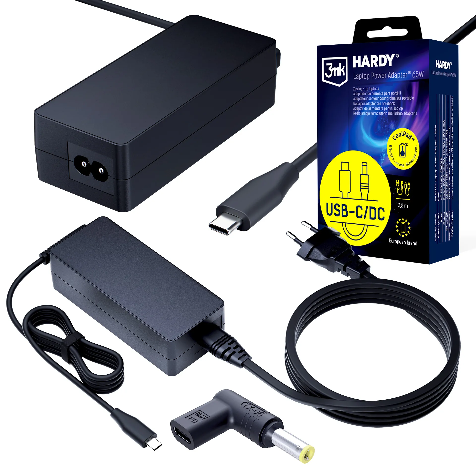3mk Hardy Laptop Power Adapter do IBM/Lenovo/Asus/Toshiba/Acer/Compaq ...