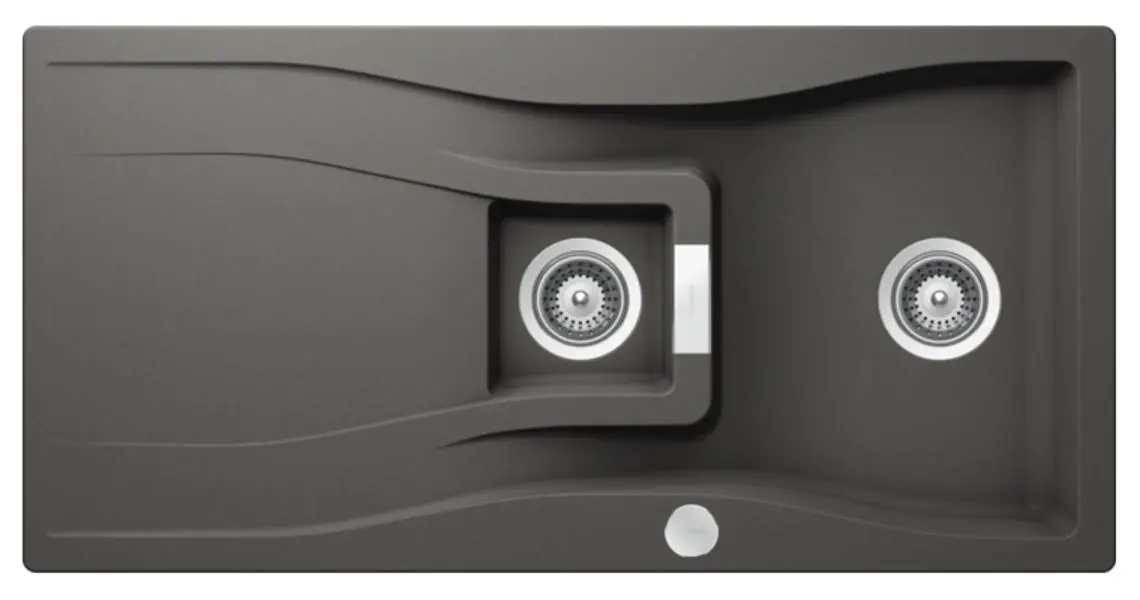 Zlewozmywak Schock Waterfall D-150 Granitowy Silverstone