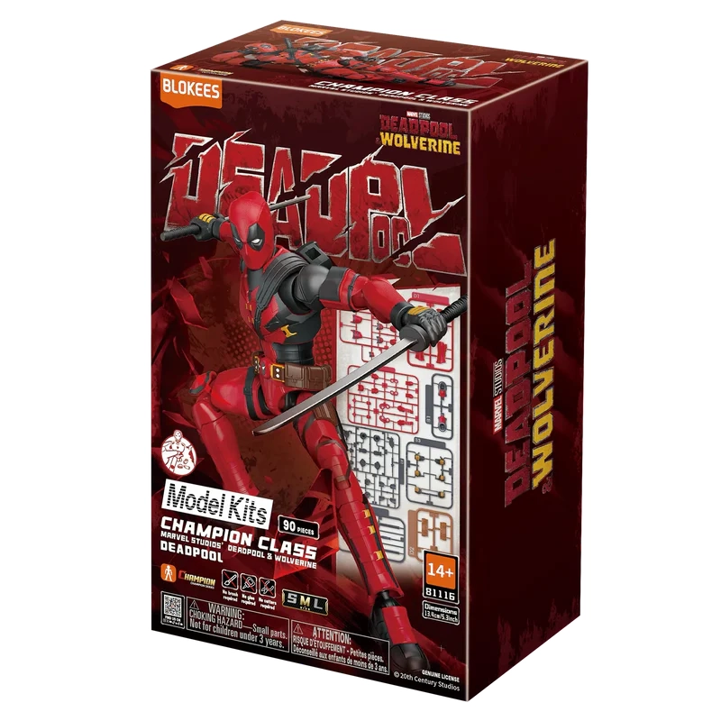 Model do składania Blokees Marvel Deadpool & Wolverine - Champion Class 04 Deadpool