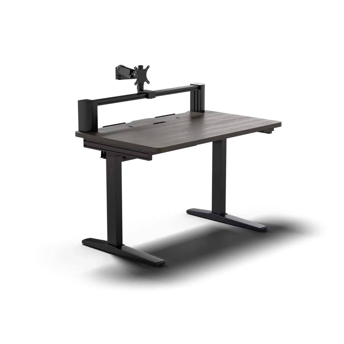 Biurko Corsair Platform:4 Elevate (z regulacją) 120cm Regulacja wysokości Drewno bejcowane na kolor ciemnoorzechowy