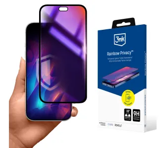 Szkło hartowane 3mk Rainbow Privacy do Apple iPhone 18 Pro Max