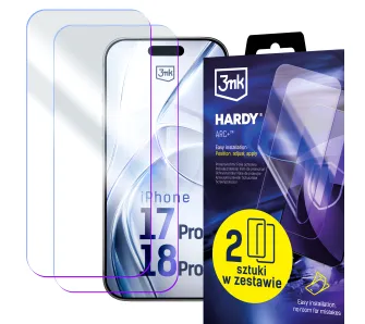 Folia ochronna 3mk Hardy ARC+ 4 layers do Apple iPhone 17 Pro/ 18 Pro