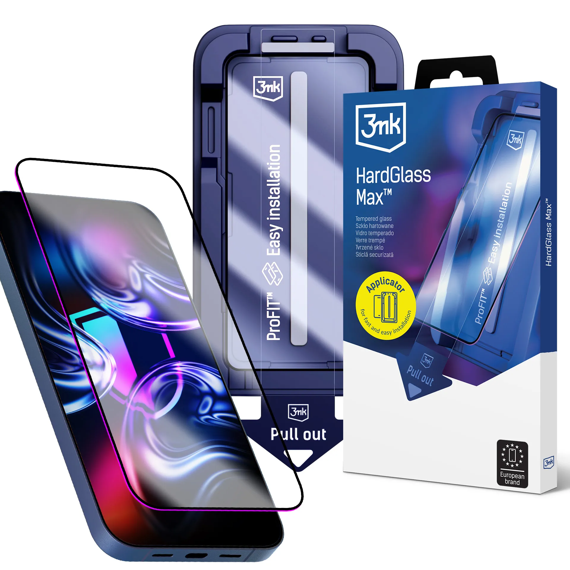 Szkło hartowane 3mk Hardglass Max do Apple iPhone 18 Pro / 17 Pro