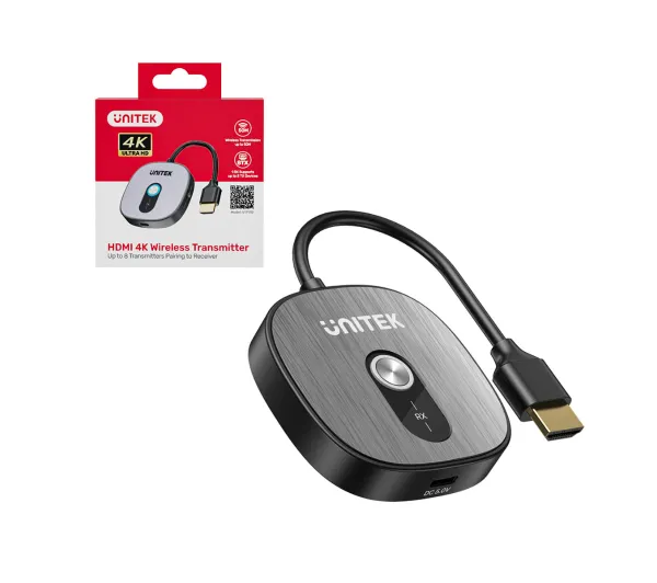 Unitek V1717BBK01 Bezprzewodowy Nadajnik 4K 30Hz