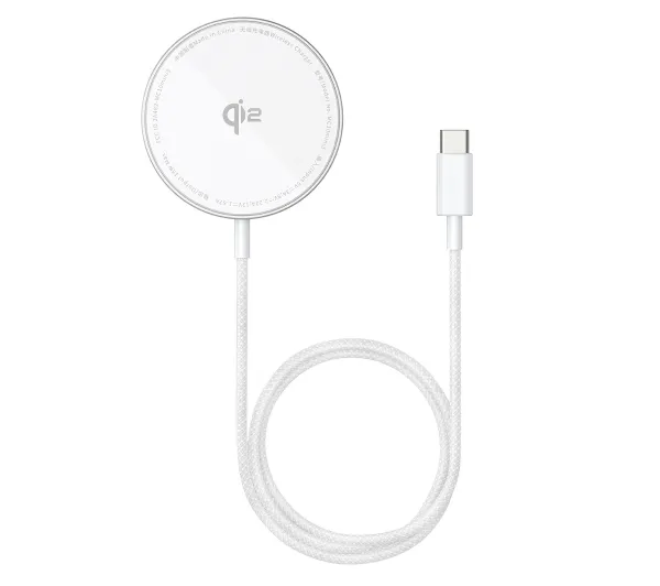 Baseus Simple Mini4 Air Qi2 15W magnetyczna Srebrny