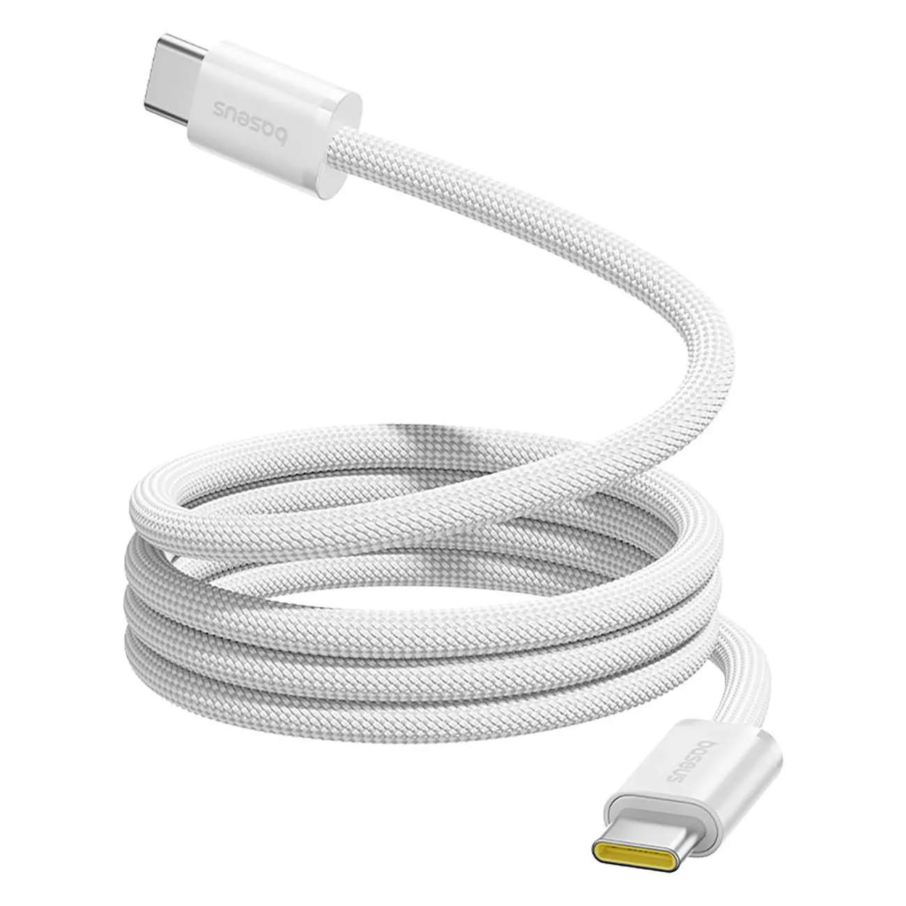 Kabel Baseus Dynamic 4 Pro Magnetyczny przewód USB-C do USB-C 100W 1m Biały