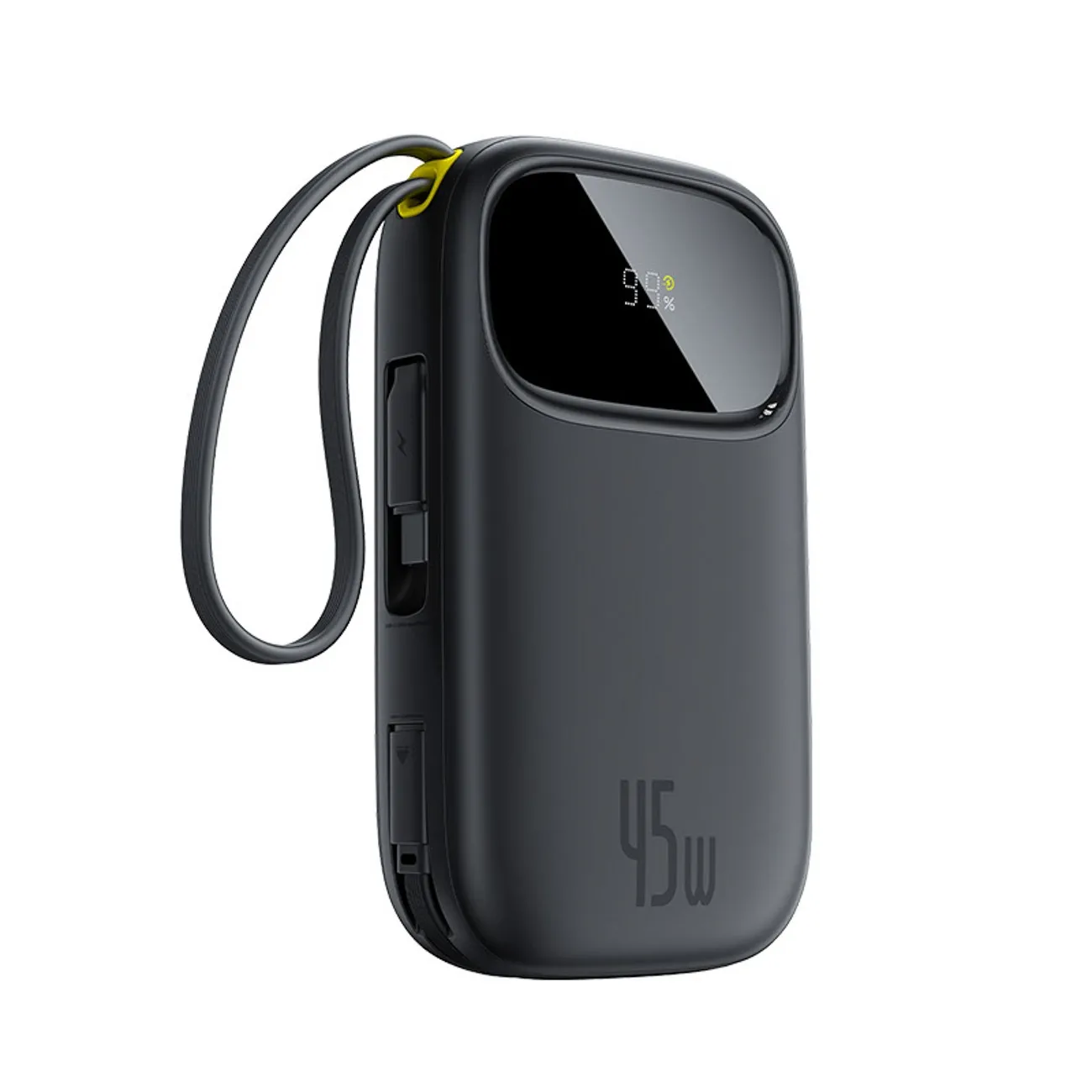 Powerbank Baseus EnerFill FC31 QPow3 10000mAh 45W z wbudowanymi kablami 2xUSB-C Czarny