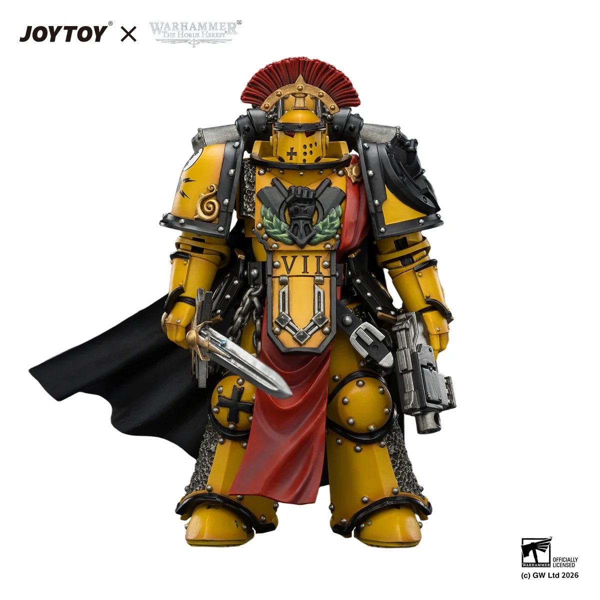 Figurka Joy Toy Warhammer The Horus Heresy Imperial Fists Legion Praetor in Mk III Armour