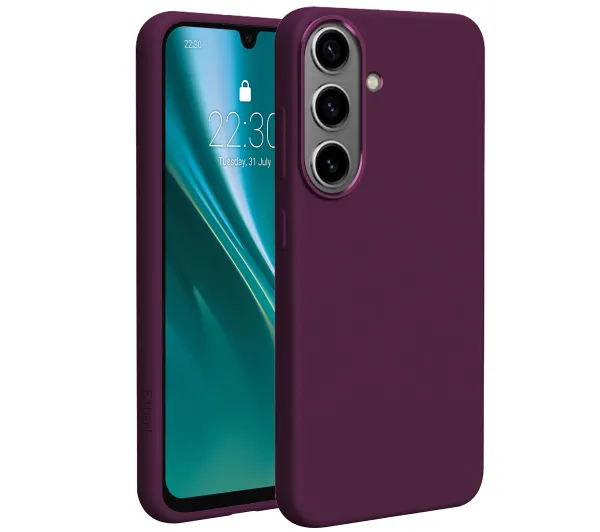 Etteri Silicone Mag do Galaxy S25 Bordowy