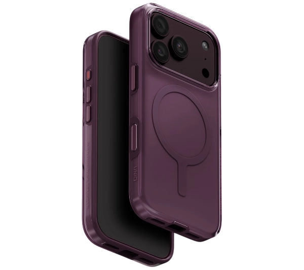 UNIQ Clario do iPhone 18 Pro / 17 Pro Magclick Charging eco Fioletowy