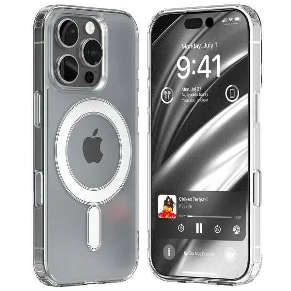 Etui Mercury Jelhard MagSafe do iPhone 16 Pro Przezroczysty