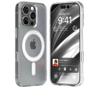 Etui Mercury Jelhard MagSafe do iPhone 16 Pro Przezroczysty