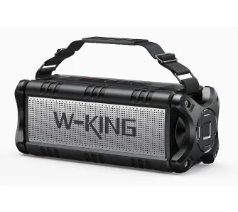 Głośnik Bluetooth W-KING D8 50W Czarno-srebrny