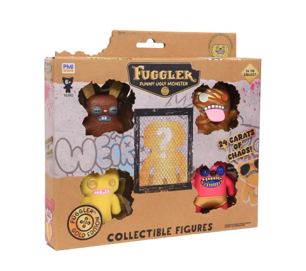 FUGGLER S3 GOLD EDITION FIGURES - 5 PACK DELUXE BOX (ASSORTMENT)