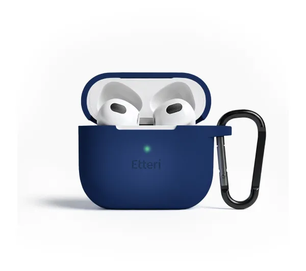 Etteri silikonowe do AirPods 3 Ciemnoniebieski