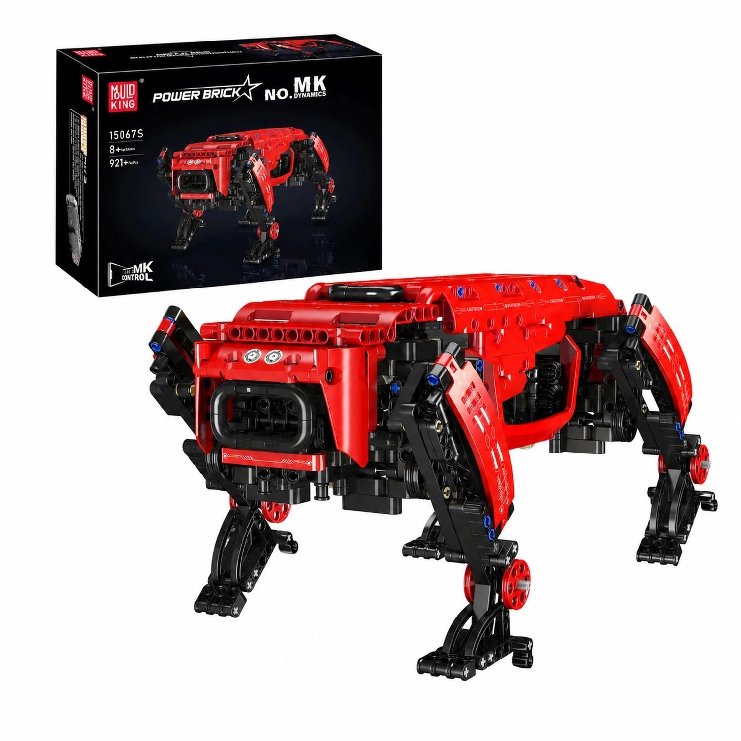Mould King 15067S - Boston Robot Dog, 921 elementów Czerwony - Dobra ...