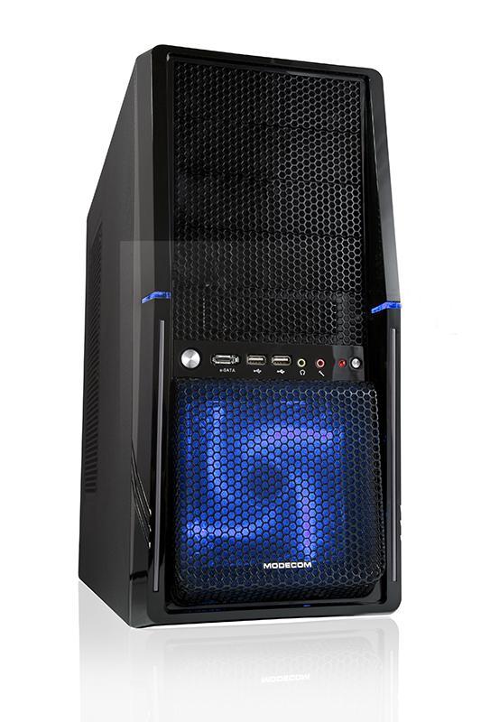 Obudowa MODECOM Alien Black Blue LED Fan
